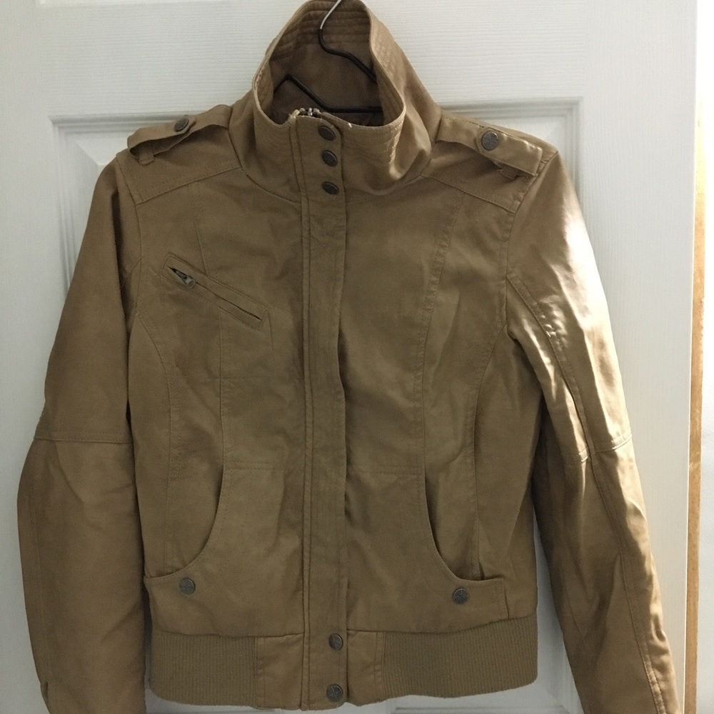 Miss London faux leather jacket
